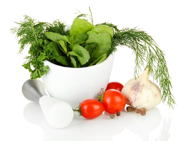 Składniki: zioła i warzywa